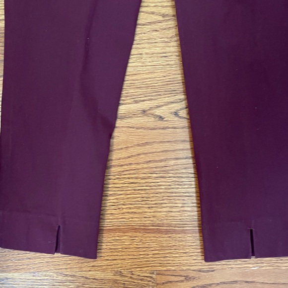 Brooks Brothers Side-Zip Stretch Cotton Pant Maroon - Picture 14 of 14